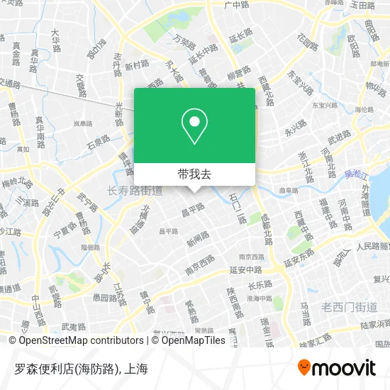 罗森便利店(海防路)地图
