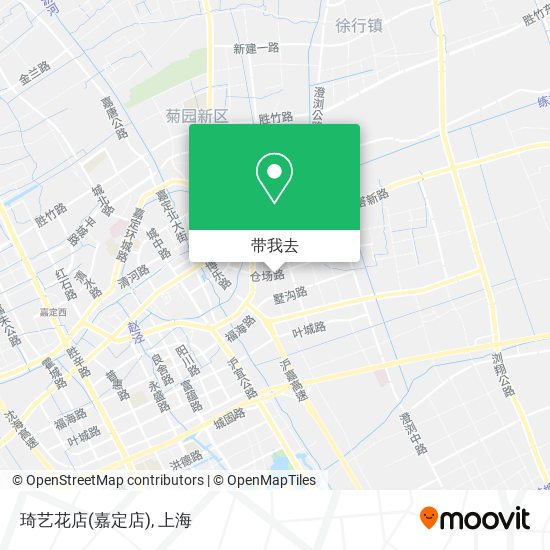 琦艺花店(嘉定店)地图