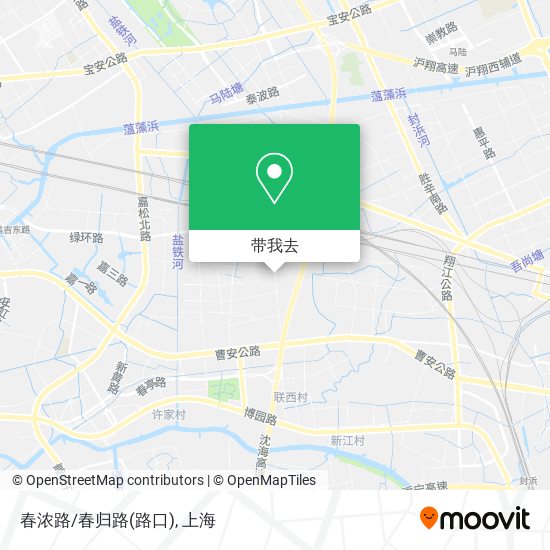 春浓路/春归路(路口)地图