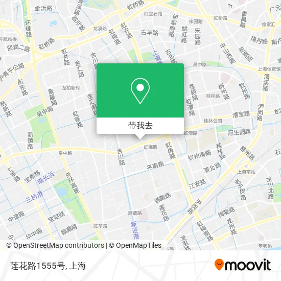 莲花路1555号地图