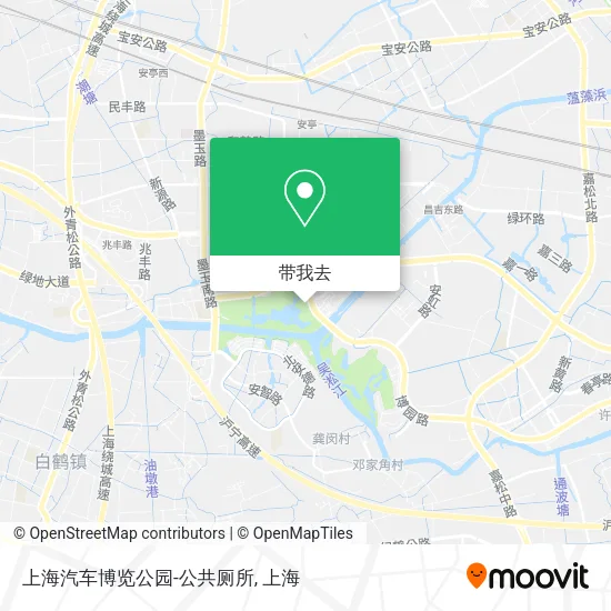 上海汽车博览公园-公共厕所地图