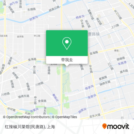 红辣椒川菜馆(民唐路)地图