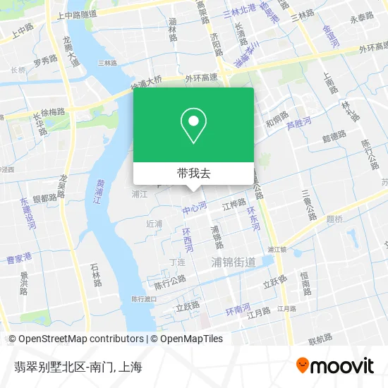 翡翠别墅北区-南门地图