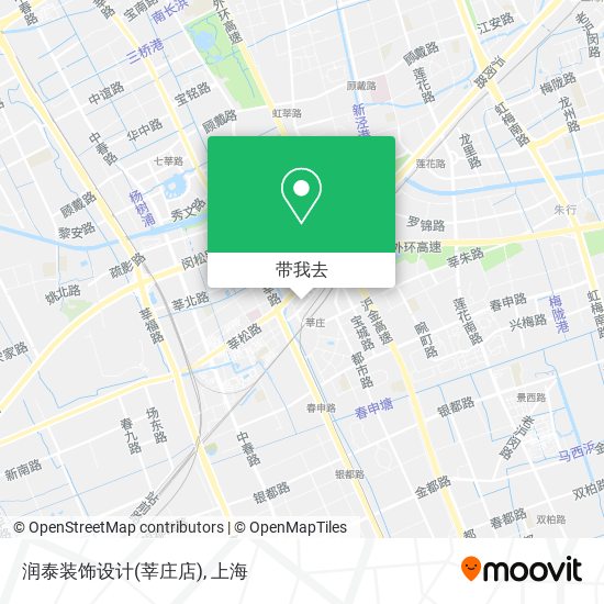 润泰装饰设计(莘庄店)地图