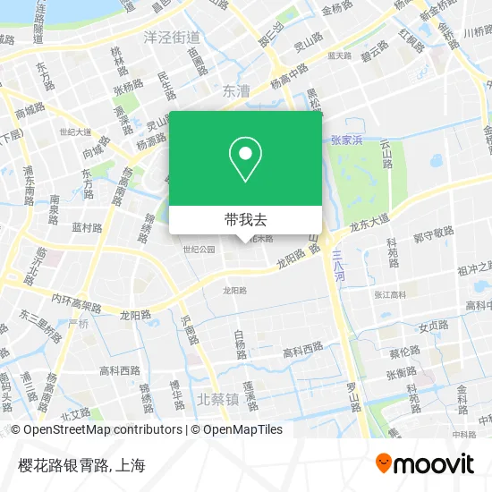 樱花路银霄路地图
