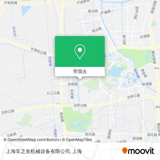 上海车之友机械设备有限公司地图