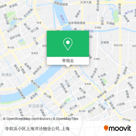 寺前浜小区上海洋泾物业公司地图