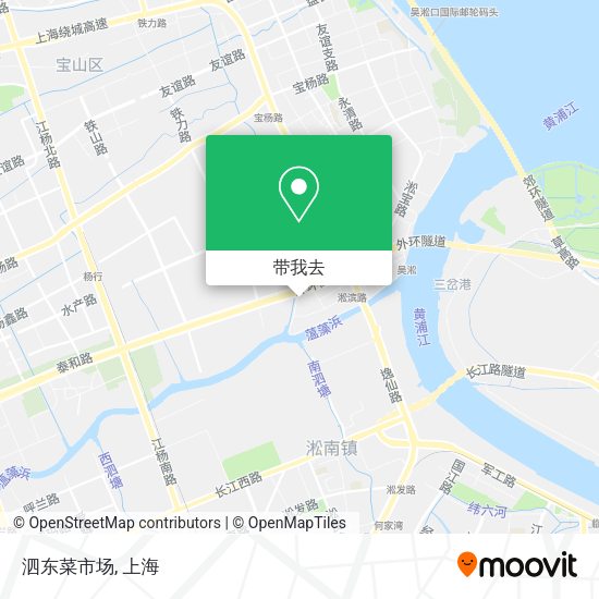 泗东菜市场地图