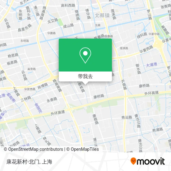 康花新村-北门地图