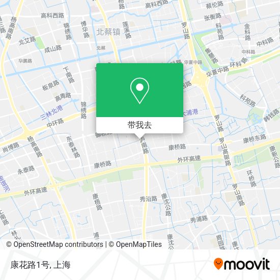 康花路1号地图