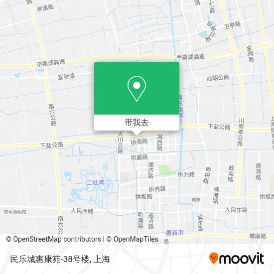 民乐城惠康苑-38号楼地图