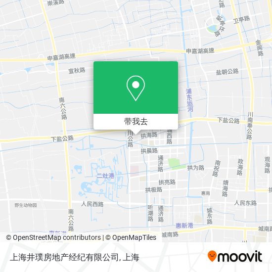 上海井璞房地产经纪有限公司地图