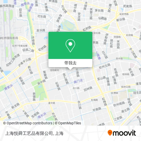 上海悦舜工艺品有限公司地图