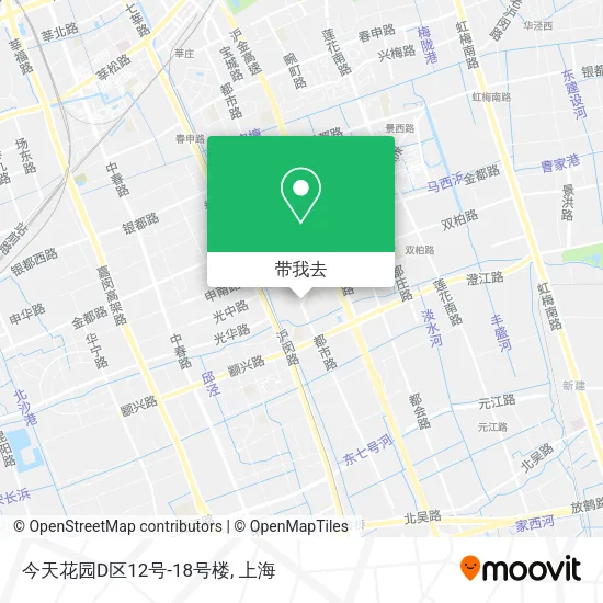 今天花园D区12号-18号楼地图