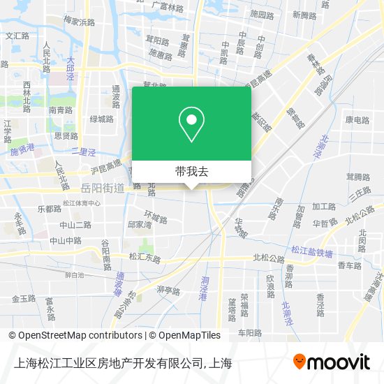 上海松江工业区房地产开发有限公司地图