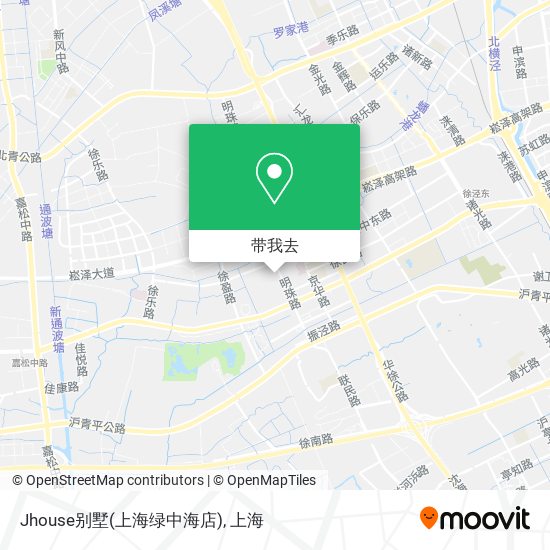 Jhouse别墅(上海绿中海店)地图