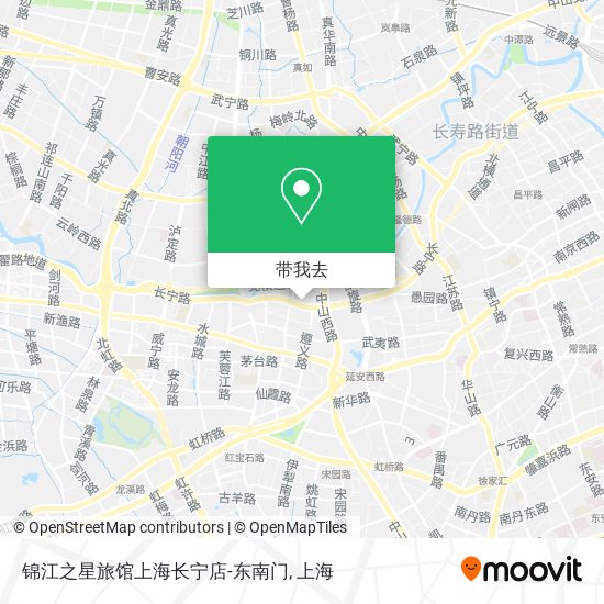 锦江之星旅馆上海长宁店-东南门地图