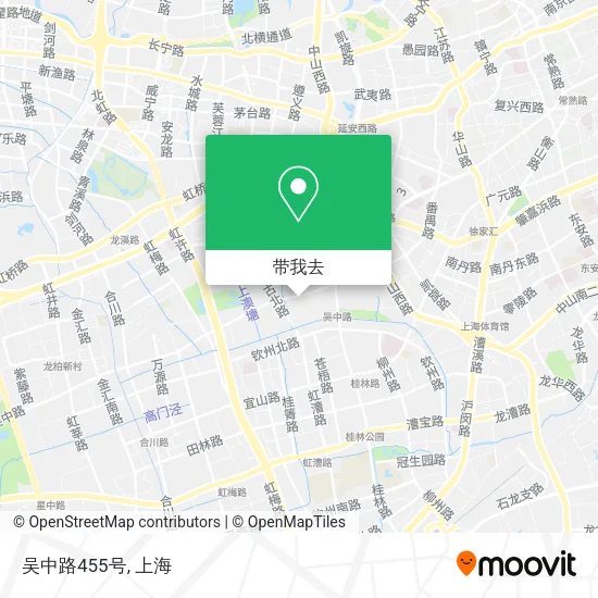 吴中路455号地图