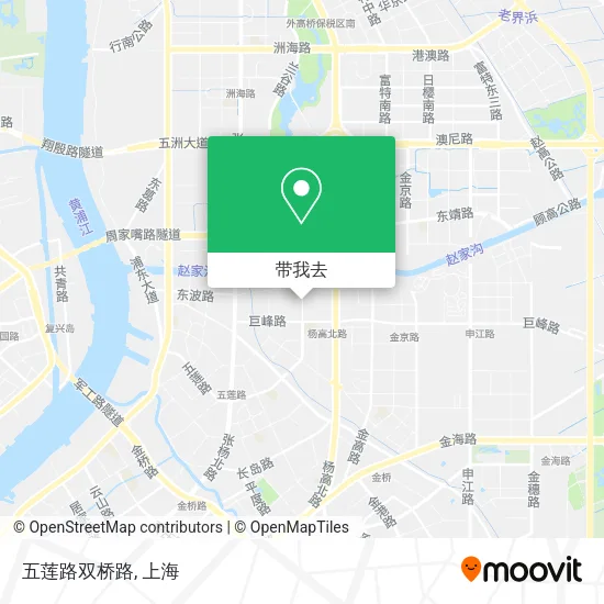 五莲路双桥路地图