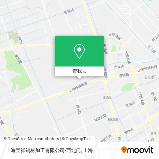 上海宝祥钢材加工有限公司-西北门地图