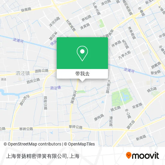 上海誉扬精密弹簧有限公司地图