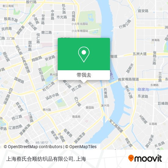 上海蔡氏合顺纺织品有限公司地图