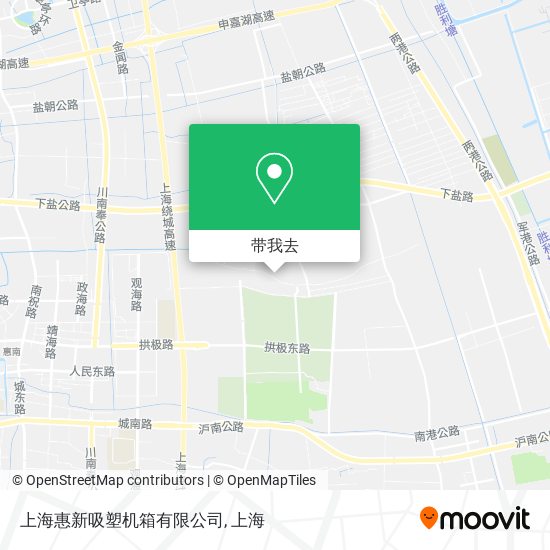 上海惠新吸塑机箱有限公司地图