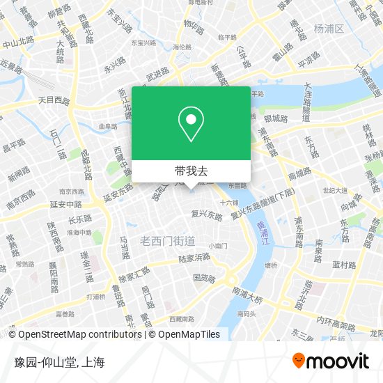 豫园-仰山堂地图