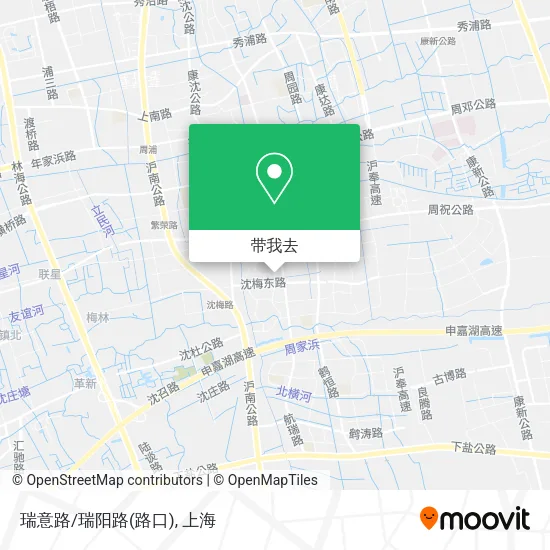 瑞意路/瑞阳路(路口)地图