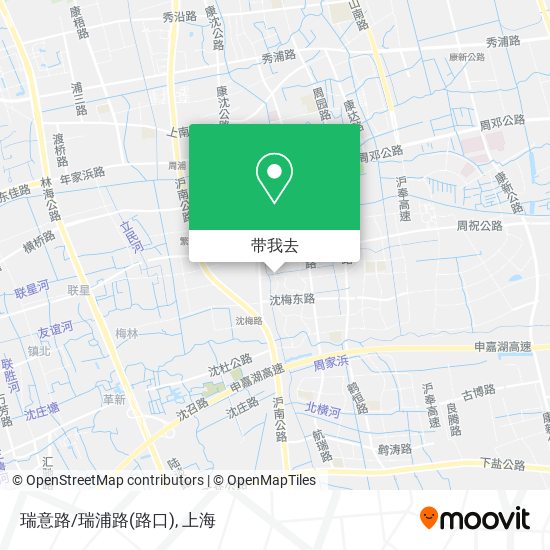 瑞意路/瑞浦路(路口)地图