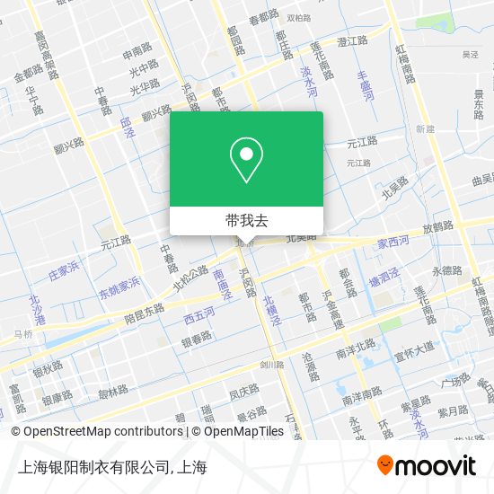 上海银阳制衣有限公司地图