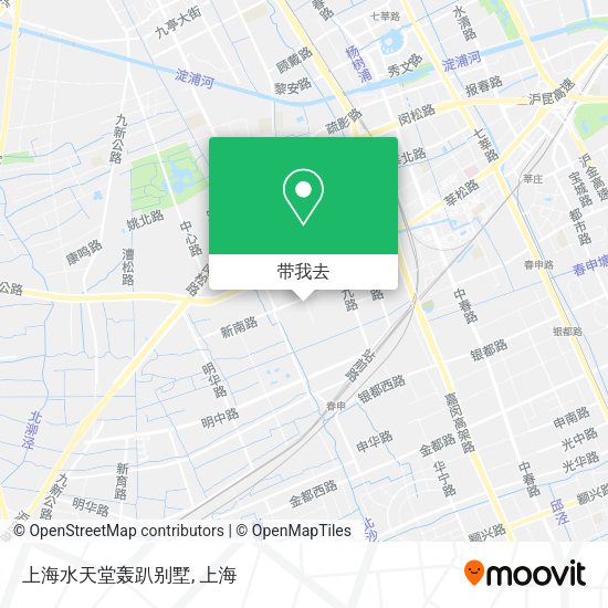 上海水天堂轰趴别墅地图