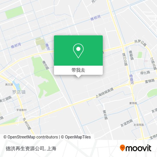 德洪再生资源公司地图