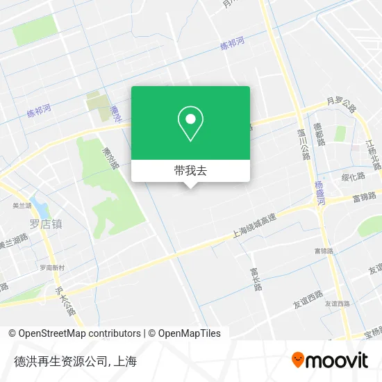 德洪再生资源公司地图