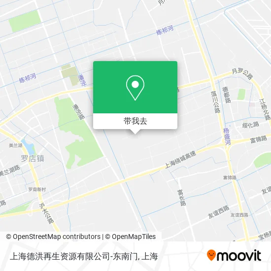 上海德洪再生资源有限公司-东南门地图
