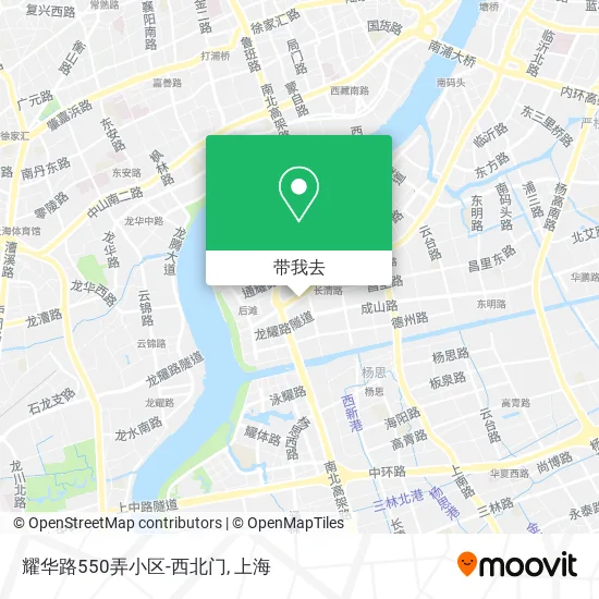 耀华路550弄小区-西北门地图