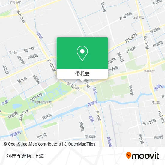 刘行五金店地图