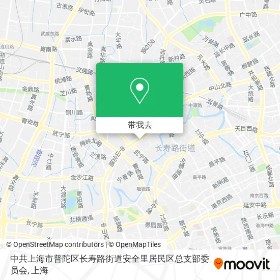 中共上海市普陀区长寿路街道安全里居民区总支部委员会地图