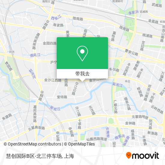 慧创国际B区-北三停车场地图