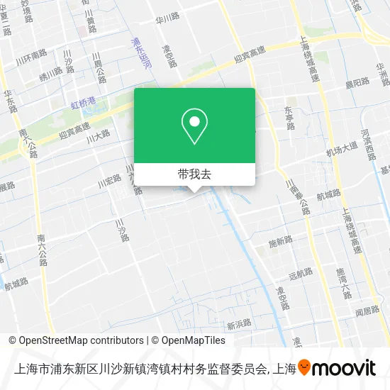 上海市浦东新区川沙新镇湾镇村村务监督委员会地图