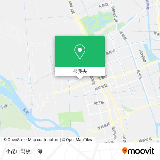 小昆山驾校地图