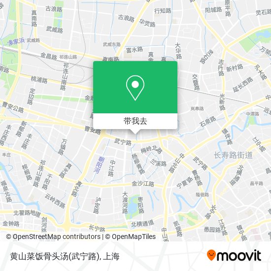 黄山菜饭骨头汤(武宁路)地图