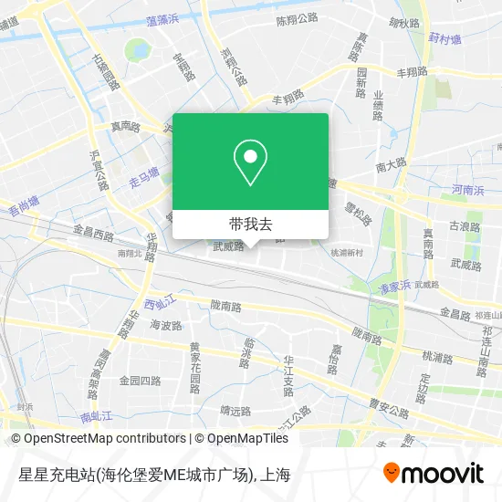 星星充电站(海伦堡爱ME城市广场)地图