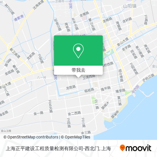 上海正平建设工程质量检测有限公司-西北门地图