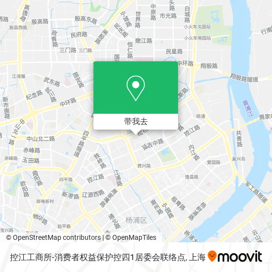 控江工商所-消费者权益保护控四1居委会联络点地图