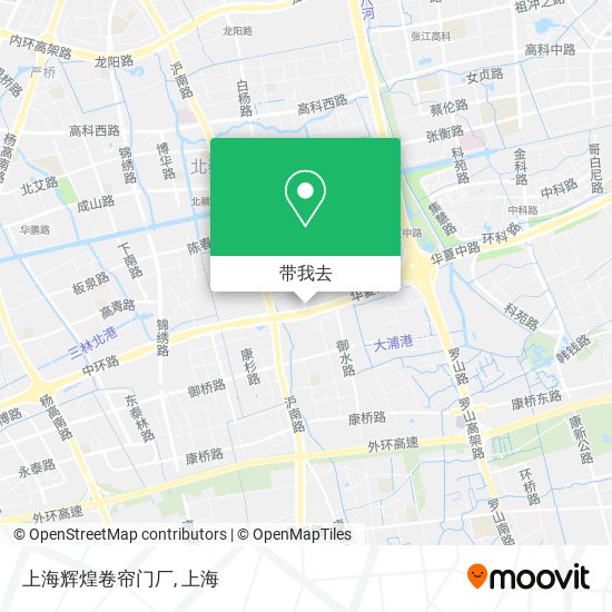 上海辉煌卷帘门厂地图