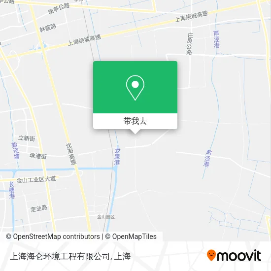 上海海仑环境工程有限公司地图