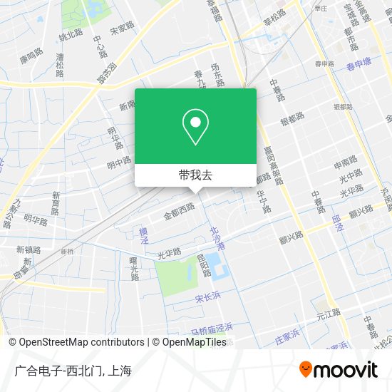 广合电子-西北门地图