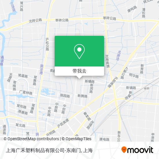 上海广禾塑料制品有限公司-东南门地图