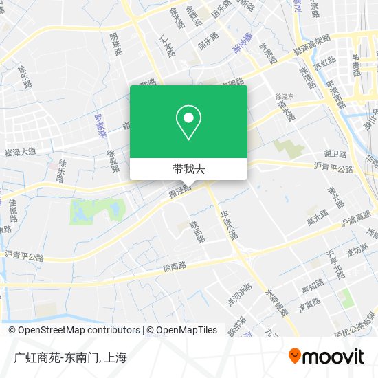 广虹商苑-东南门地图